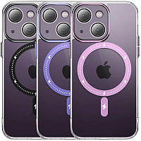 Чехол TPU+PC Colorful with MagSafe для Apple iPhone 13 (6.1") GRI