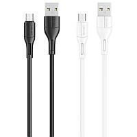 Дата кабель USAMS US-SJ502 U68 USB to MicroUSB (1m) GRI