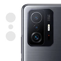 Гибкое защитное стекло 0.18mm на камеру (тех.пак) для Xiaomi 11T / 11T Pro GRI