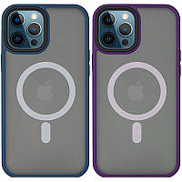 TPU+PC чехол Metal Buttons with MagSafe для Apple iPhone 14 Pro Max (6.7") BAN