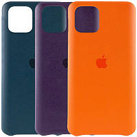 Кожаный чехол AHIMSA PU Leather Case Logo (A) для Apple iPhone 12 Pro / 12 (6.1") GRI