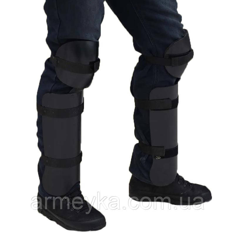 Балалістичний захист Shin & Knee (коліно + халява). чорний пластик 124597-UZ оригінал Британія S(р)