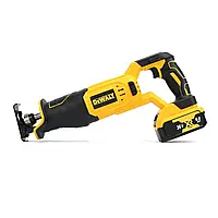 Аккумуляторная сабельная пила DeWalt DCS380N (36V, 6Ah) с подсветкой рабочей зоны Электропилка ножовка Девольт