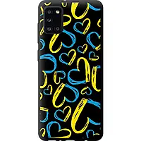 Чехол tpu патриотический на телефон Samsung Galaxy A31 A315F Сердца UA "5292b-1908-58250"