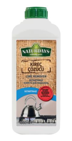 Засіб для видалення вапняного нальоту з органічним оцтом і лимонною кислотою NATURDAYS, 1000, фото 1