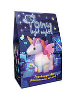 Изготовление ночников Pony light night, укр., в коробке 19,7х12х8см, Strateg (30704S)