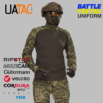 Комплект військової форми (Штани+убакс) UATAC Gen 5.5 Pixel mm14 L, фото 2