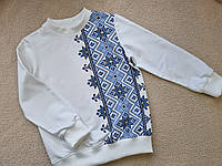 Світшот дитячий з українським принтом "вишиванка"116,122,128 р