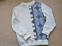 Світшот дитячий з принтом "Вишиванка" 134,140,146р (більший розмір під замовлення-1день)