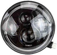 Світлодіодна LED-фара 75 Вт Нива, УАЗ 469, ВАЗ 2101, 2121, FJ Cruiser, мотоцикл, мото 7 дюйм, фото 2