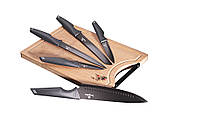 Набор ножей из 6 предметов Berlinger Haus Metallic Line Carbon Pro Edition (BH-2831) SP, код: 8033867