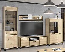 Тумба під телевізор Велс ТВ2Д1Ш 578х1536х412мм дуб артісан + венге   Меблі-Сервіс, фото 4