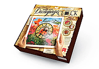 КОМПЛЕКТ КРЕАТИВНОГО ТВОРЧЕСТВА "DECOUPAGE CLOCK", С РАМКОЙ, DKC-01-04 DANKOTOYS