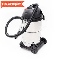 Пылесос строительный 30 л, 1400 Вт. INTERTOOL DT-1030 (профессиональный и универсальный, гарантия)