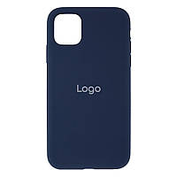 Чехол Silicone Case Full Size (AA) для iPhone 11 Цвет 08.Dark blue