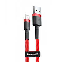 Кабель usb Baseus (CALKLF-A) cafule Cable USB For Lightning 2.4A 0.5m Red + Red