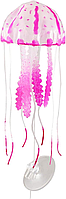 Декорация Jellyfish (медуза розовая). Декорация для аквариума в форме медузы розового цвета.