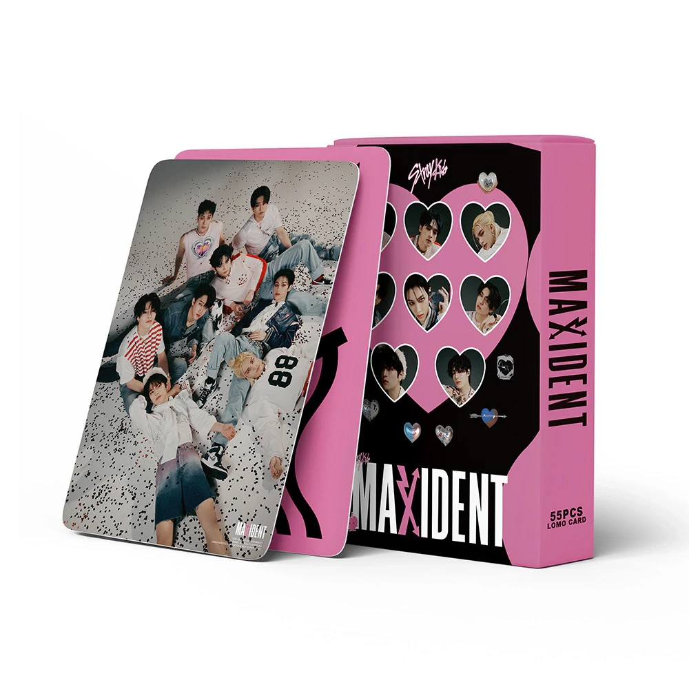 Ломо Карти Lomo Card Stray Kids Стрей Кідс №1 MAXIDENT 55 штук ®