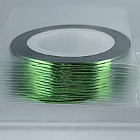 Скотч для ногтей декоративный striping tape 07 Green Зелёный