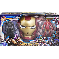 Набір героїв Залізна Людина з маскою та фігурками PT1070