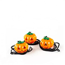 Гарбуз з підвісом Halloween на шнурку LED, фото 4