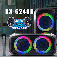 Колонка Bluetooth портативная RX-6248B with FM черный