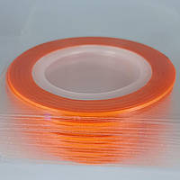 Скотч для ногтей декоративный striping tape 12 Fluorescent + orange Оранжевый