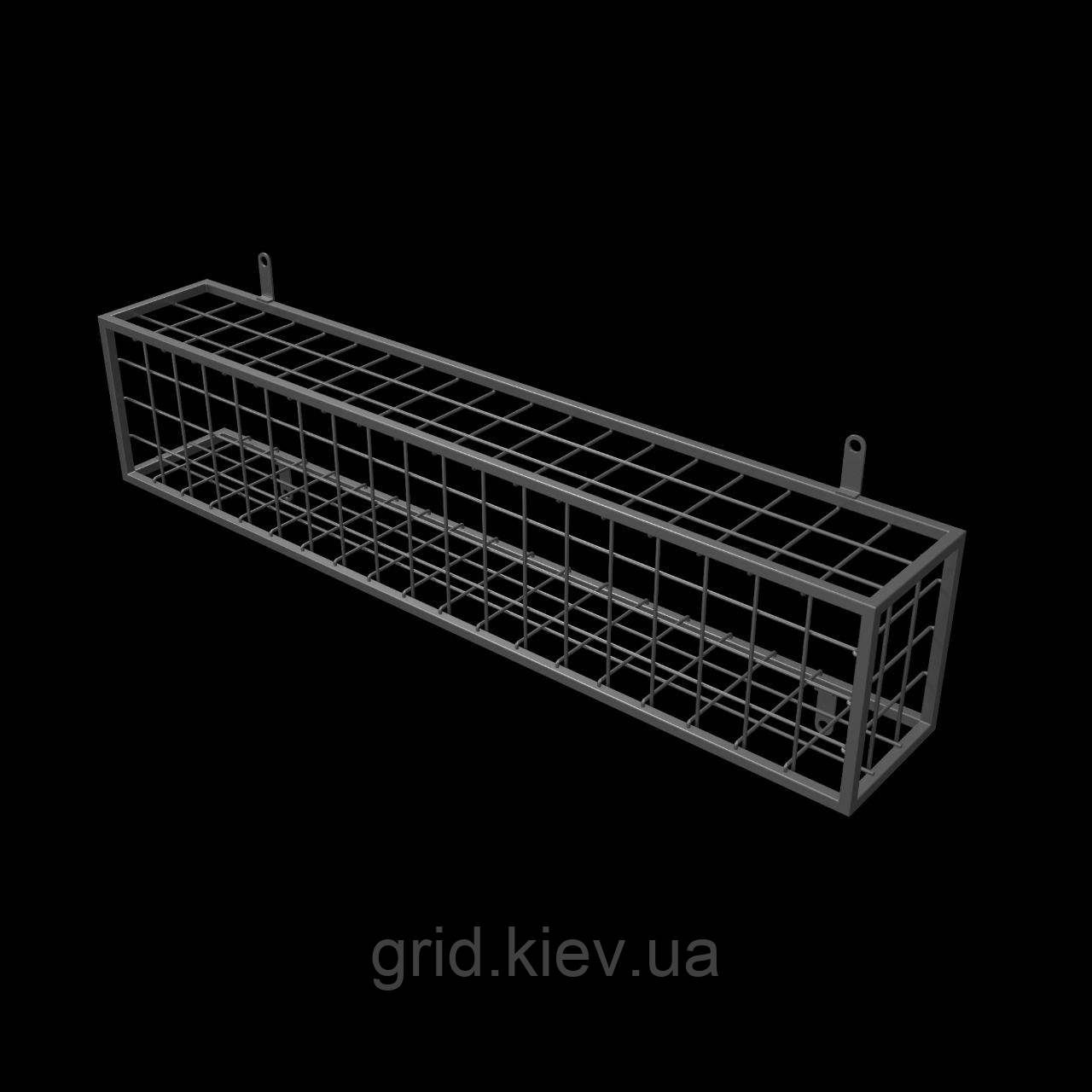 Захисний короб 150х250х1000 для фреонових трас ЗФС-01 для решіток під кондиціонер