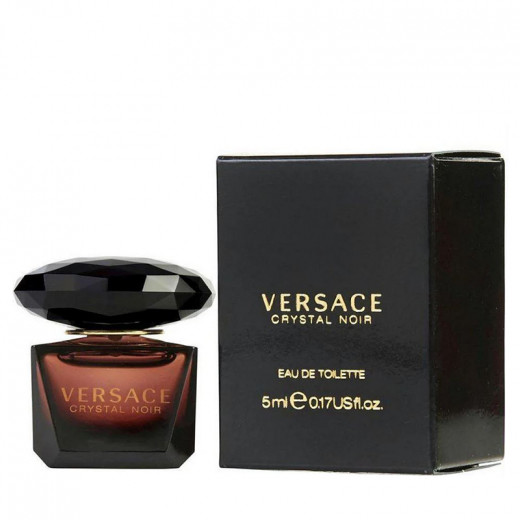 Туалетна вода (міні) Versace Crystal Noir 5 мл, фото 1