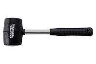 Киянка Mastertool - 450 г х 60 мм черная резина, ручка металл