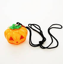 Гарбуз з підвісом Halloween на шнурку LED, фото 3