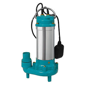 Насос каналізаційний 1.1 кВт Hmax 15.5 м Qmax 300 л/хв з ножем (нерж) AQUATICA (773433)