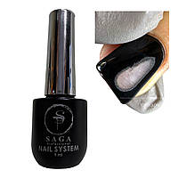 Топ черный без липкого слоя SAGA Professional Top Black , 9 мл