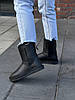 Зимові Жіночі Черевики UGG Classic High Zip Black / УГГ Класік Хай Зіп Чорні, фото 7