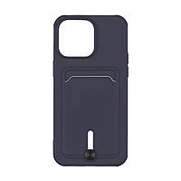 Чехол TPU Colorfull Pocket Card для iPhone 15 Pro Max Цвет 08.Dark blue