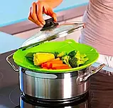 Силіконова кришка «невикипайка», фото 2