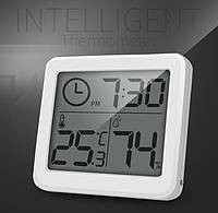Термометр гідрометр метеостанція годинник кімнатний