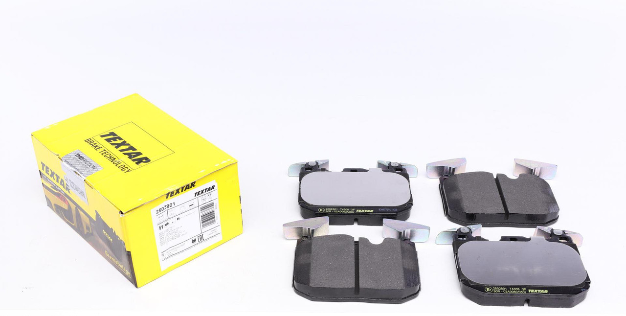 Textar 2502801 Колодки гальмівні передні BMW 1, 3, 4, 3 Gran Turismo, 2, 4 Gran Coupe, i8; Bmw 3 Series;