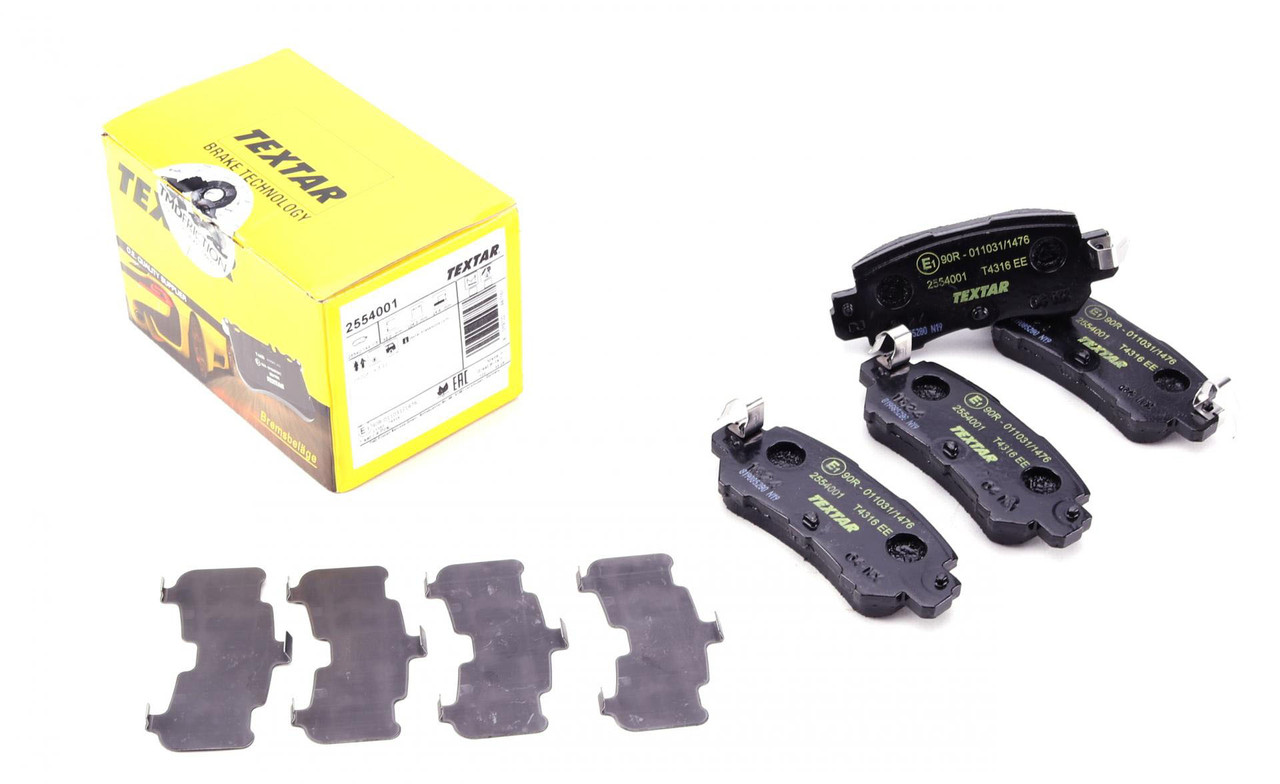 Textar 2554001 Колодки гальмівні задні Mazda Cx-5, Cx-3, 2;