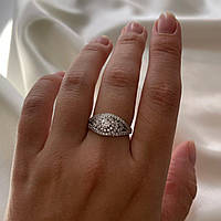 Кольцо родий Xuping С камнями Серебро 17 р R16060