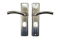 Ручка для металлических дверей FZB - HY-A1805 (1818) SN (сатин), правая дверь