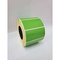 Этикетка Термотрансферная (полуглянец) 58х30 1тыс шт Green (зеленый) для принтера