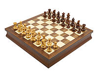Шахматная деревянная доска с традиционными фигурами "Premum claissc" от итальянского бренда Italfama