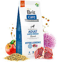 Сухий корм для дорослих собак великих порід Brit Care Hypoallergenic Adult Large Breed Lamb 12 кг