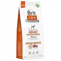 Brit Care Dog Hypoallergenic Adult Medium Breed сухий корм для дорослих собак середніх порід 12 кг