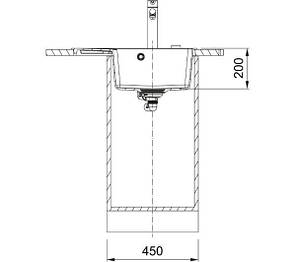 Кухонна мийка Franke Centro CNG 611-62 TL - чорний матовий/хром, фото 4