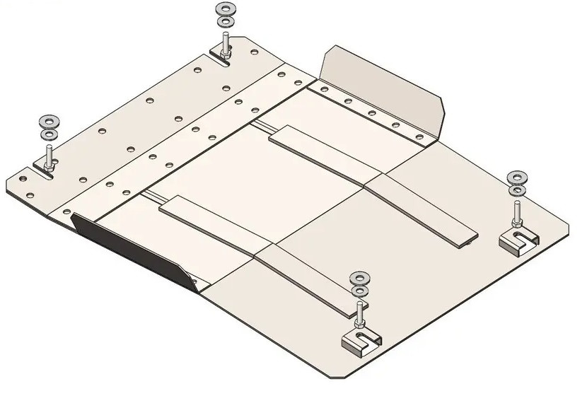 Захист АКПП Mitsubishi Pajero Sport (c 2015 --) Кольчуга, фото 1