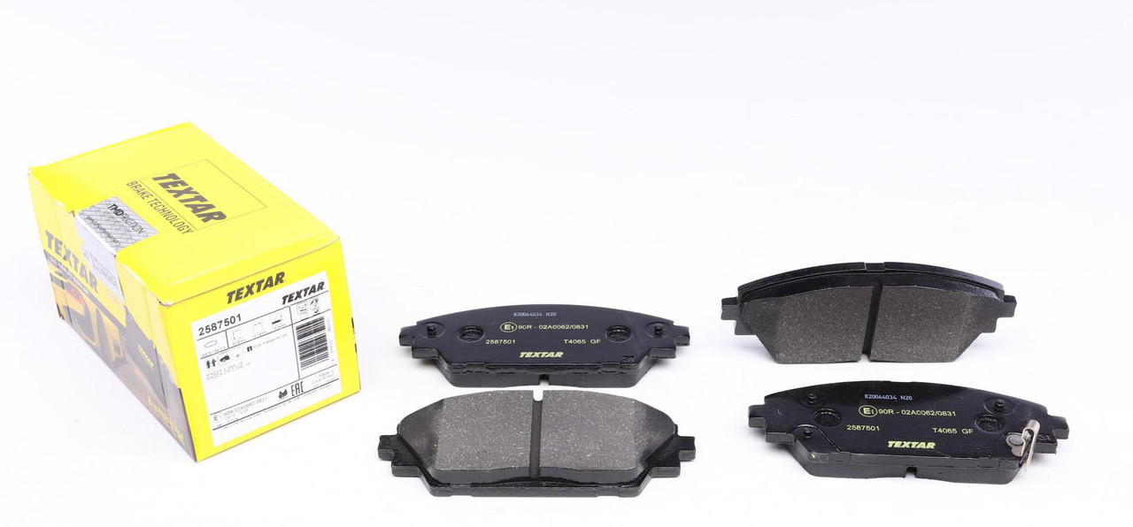 Textar 2587501 Колодки гальмівні передні Mazda 3, Cx-3; Mazdachangan 3 Axela;