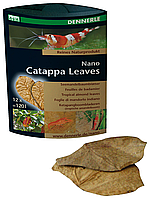 Корм Dennerle Nano Catappa Leaves 12 шт. Высушенные листья миндального дерева.