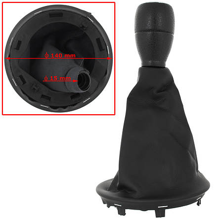 Ручка КПП + чохол з рамкою Citroen Berlingo I Peugeot Partner I 2403CN DA-27435, фото 2